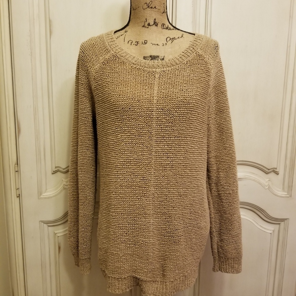 Jones New York sport tan sweater XL EUC